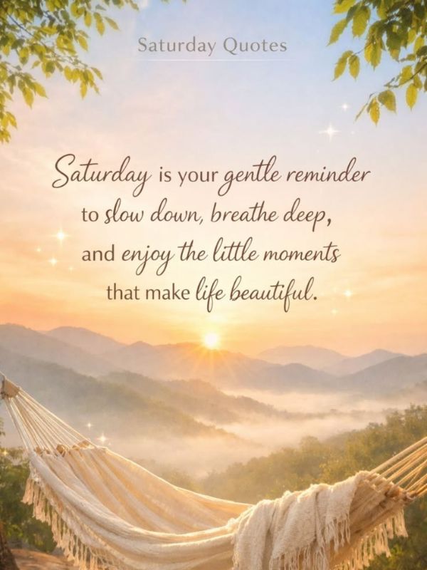 Saturday Blessings Images & Quotes