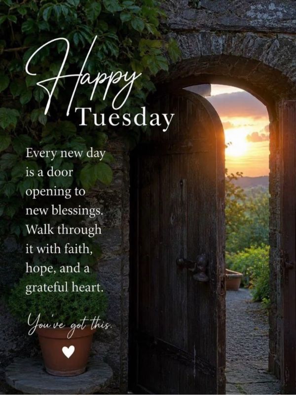 Short Tuesday Blessing Quotes