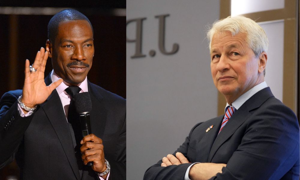 Eddie Murphy and Jamie Dimon