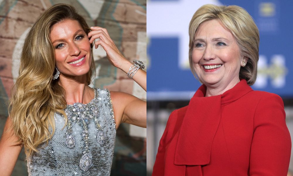Hillary Clinton and Gisele Bündchen