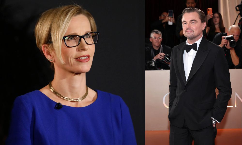 Leonardo DiCaprio and Emma Walmsley