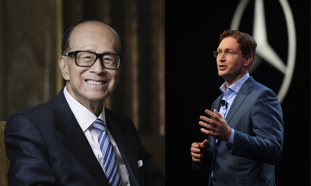 Li Ka-shing and Ola Källenius