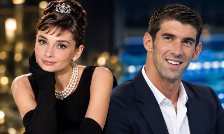 Michael Phelps And Audrey Hepburn
