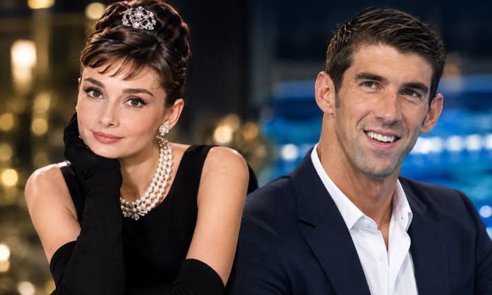 Michael Phelps And Audrey Hepburn