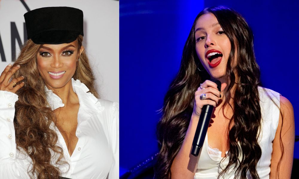 Olivia Rodrigo and Tyra Banks