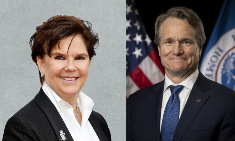 Phebe Novakovic and Brian Moynihan