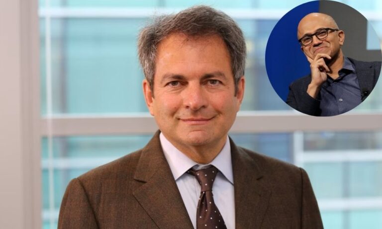 Satya Nadella And Michel Vounatsos