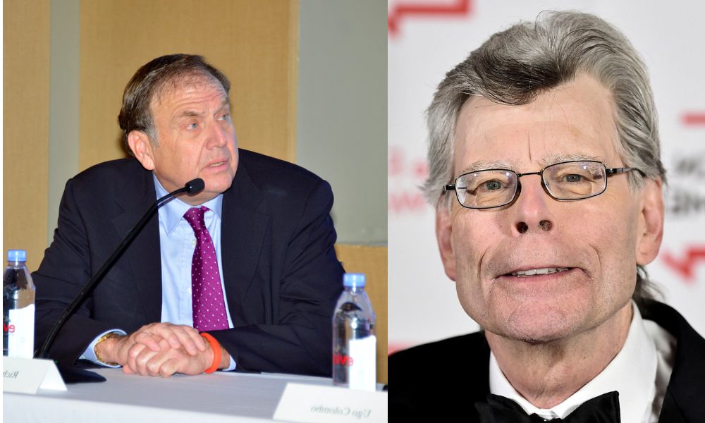Stephen King and Richard LeFrak