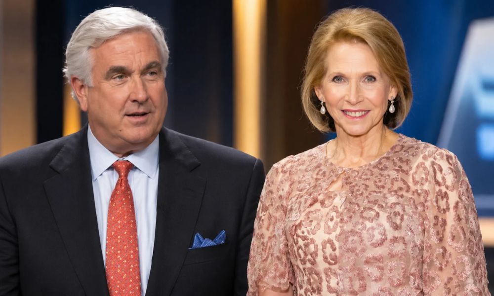 Tim Dove and Shari Redstone