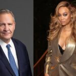 Tyra Banks and Greg Hayes
