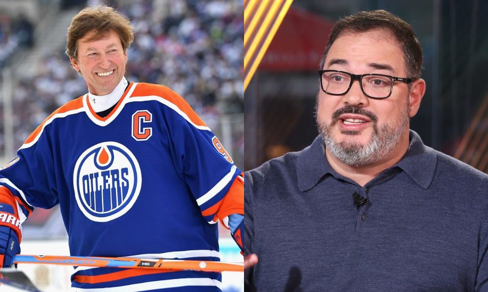 Wayne Gretzky and Miguel Patricio